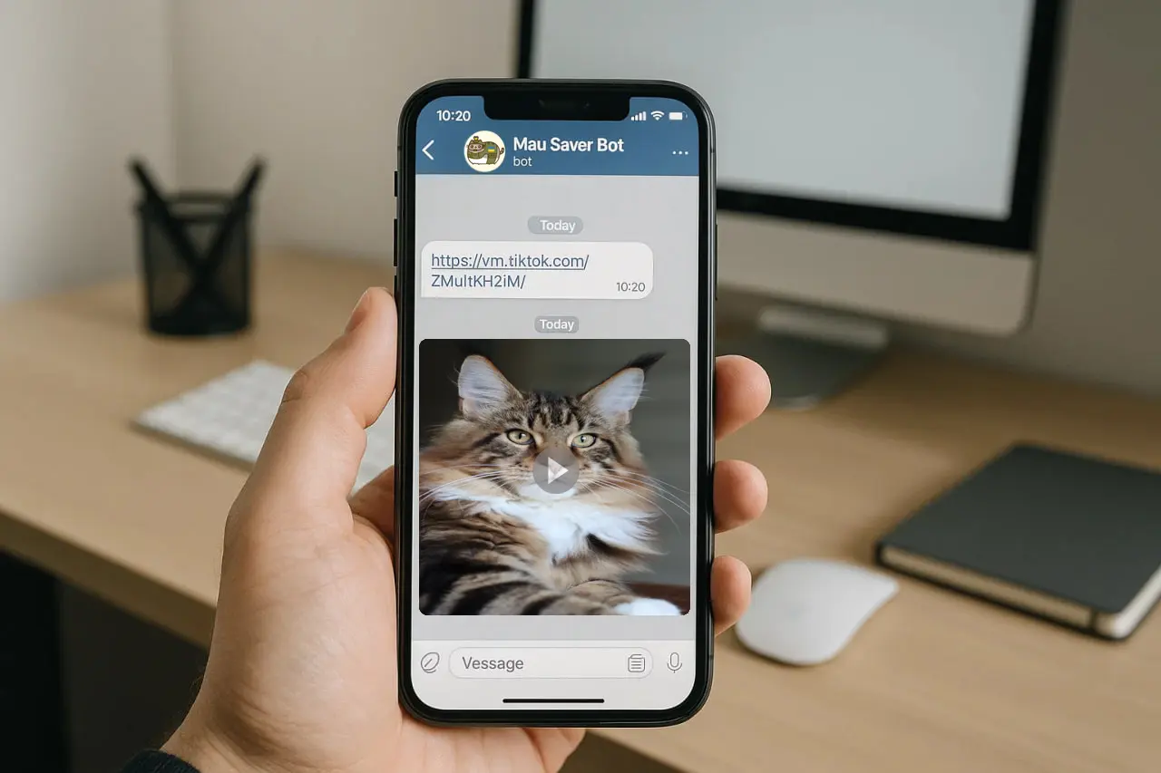 TikTok über Telegram herunterladen 2025 (schnell & kostenlos)