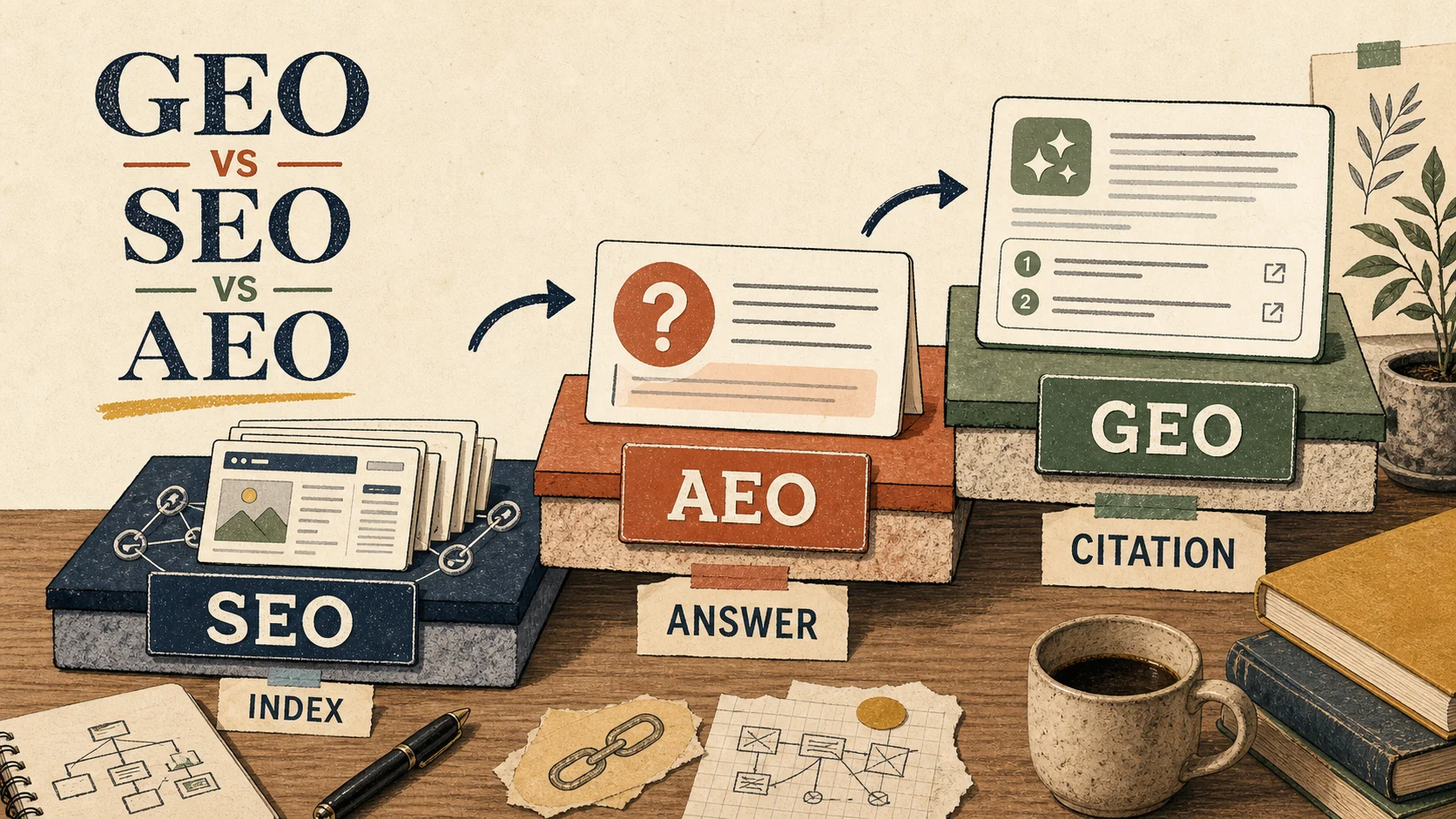 GEO vs SEO vs AEO: What Is the Difference in 2026?