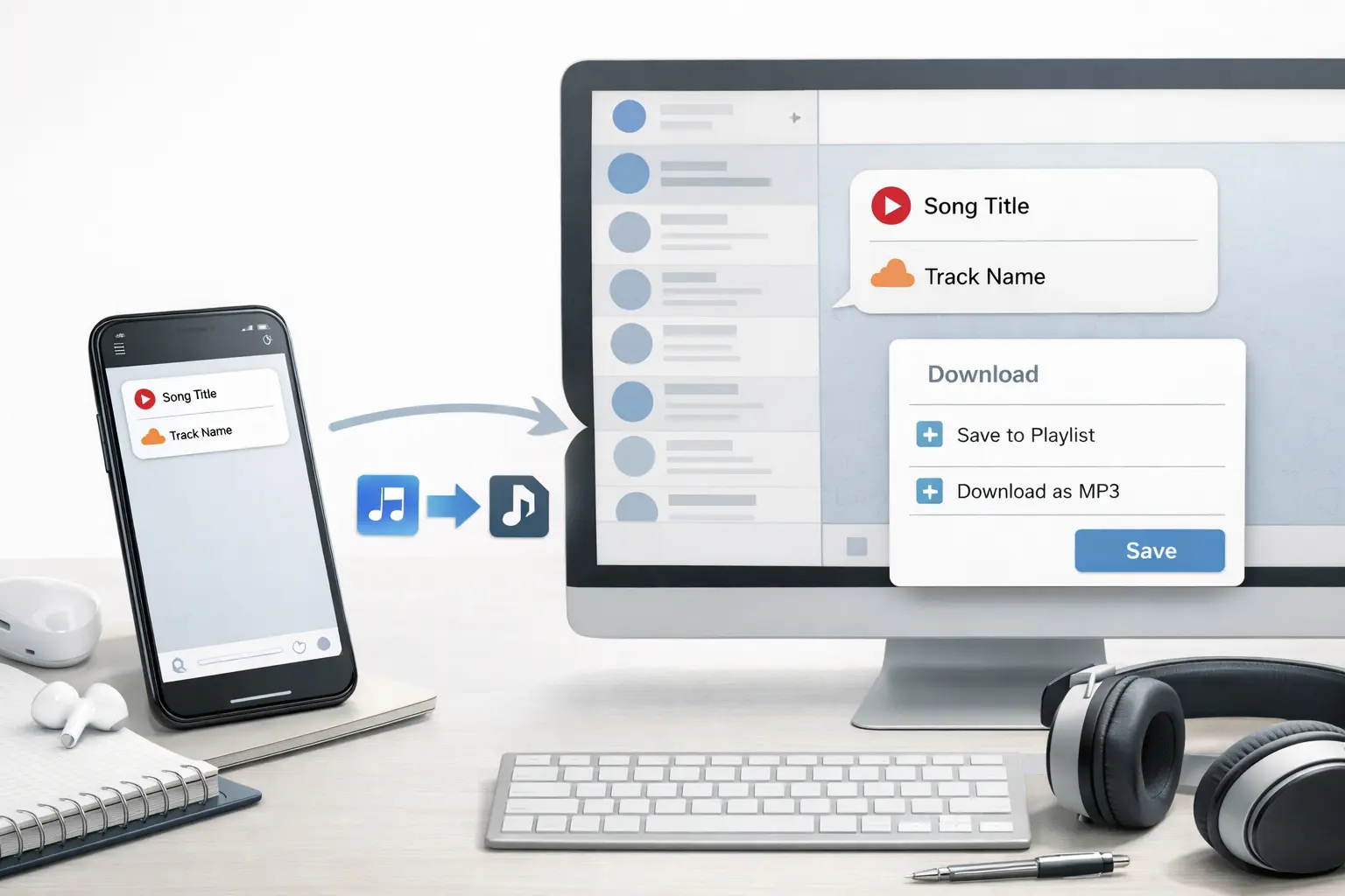 How to Download Audio from YouTube Music and SoundCloud