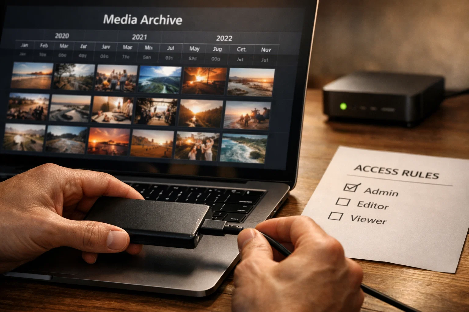 How to Organize a Media Archive for Your Own Content