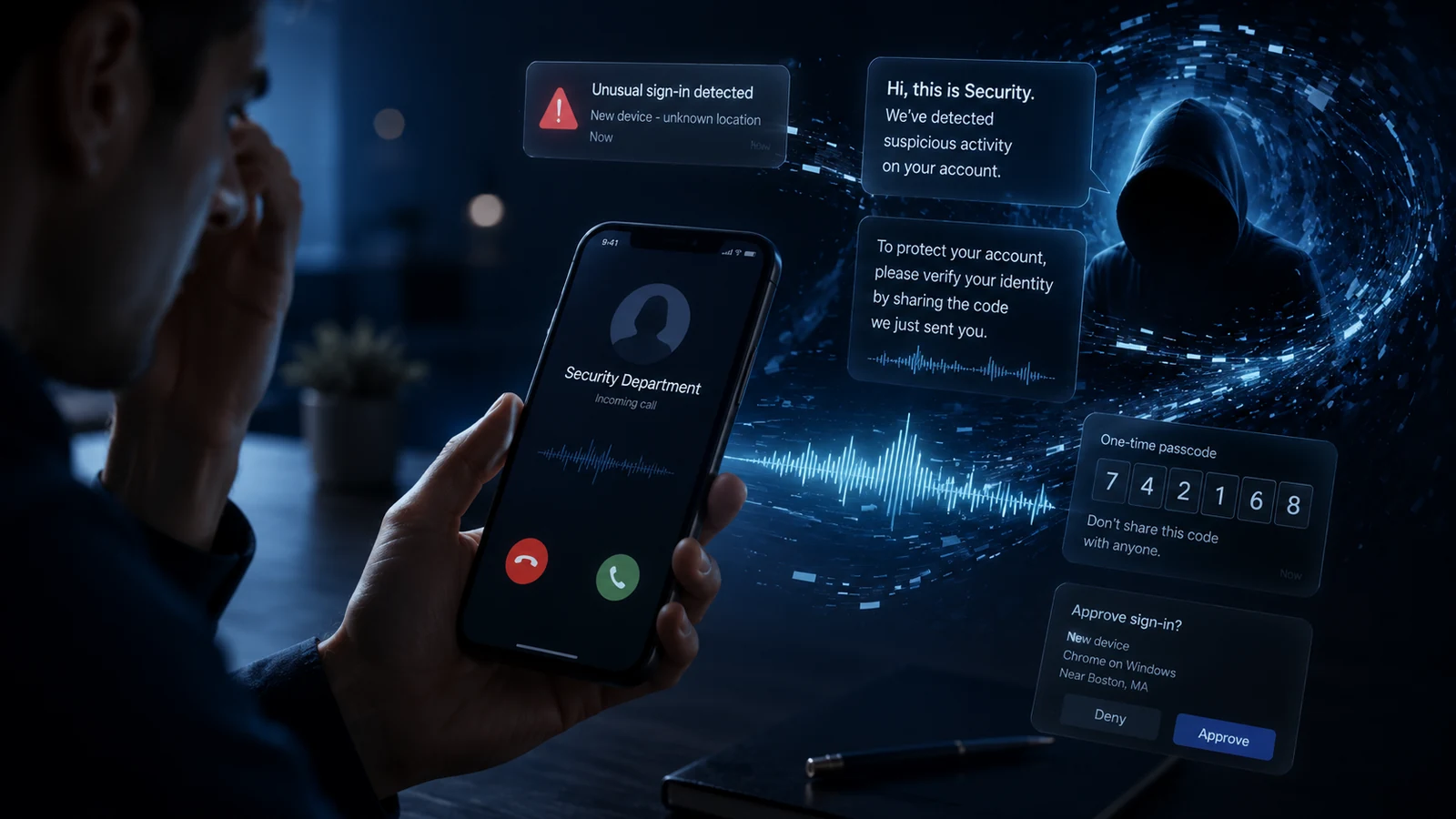 Phishing, vishing, and credential theft in 2026: how identity attacks really work
