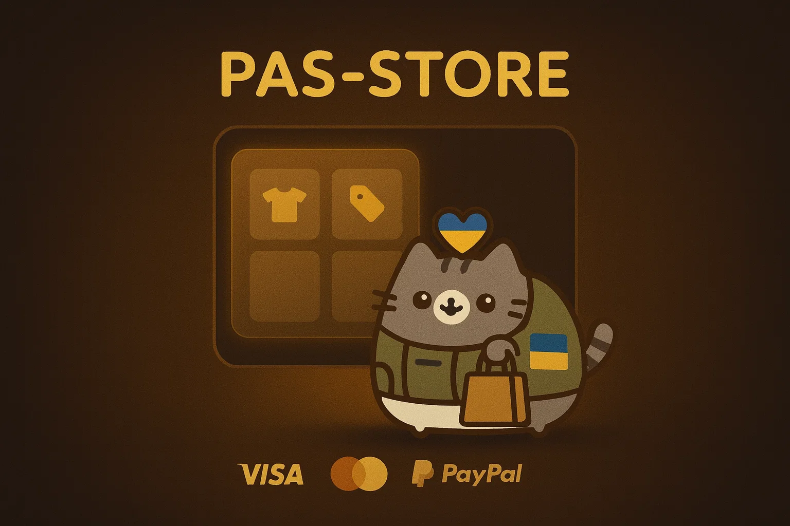 Screenshot of PAS Store - Digital product shop, E-commerce